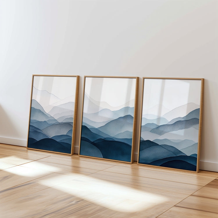 Minimalist Mountains Set of 3 Prints