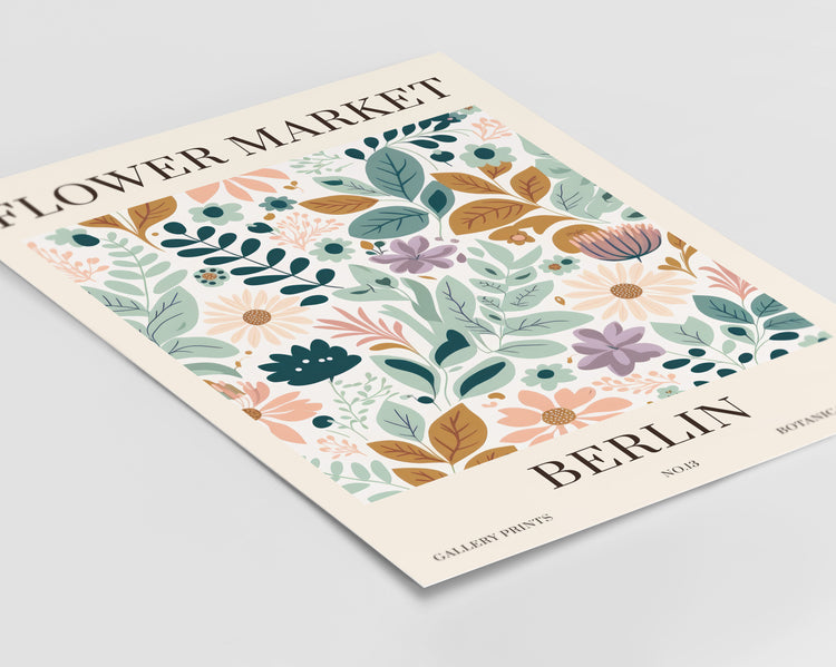 Berlin Flower Market Print