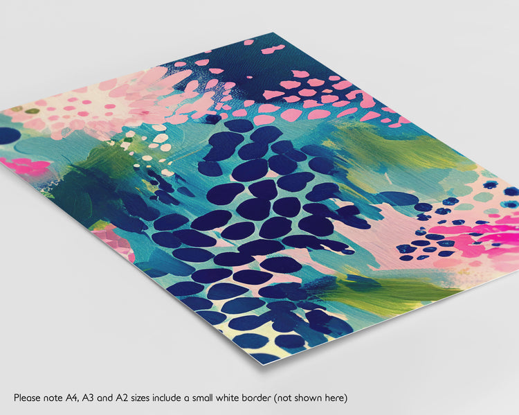 Vibrant Floral Set of 3 Prints