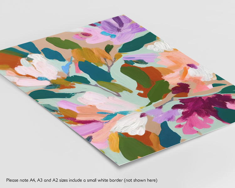 Bright Floral Set of 3 Prints