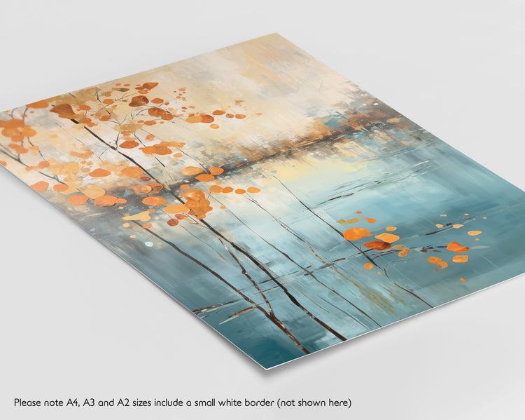 Abstract Leaves Set of 2 Prints