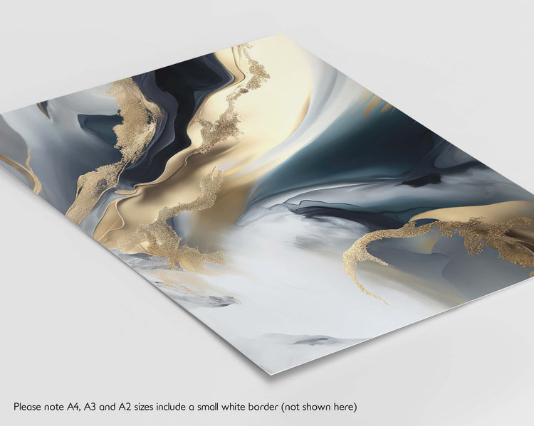 Grey Gold Set of 2 Prints