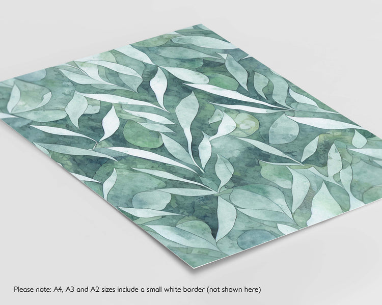 Abstract Leaves Set of 2 Prints