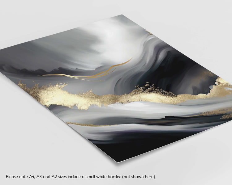 Grey Gold Set of 2 Prints