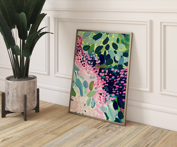 Vibrant Floral Set of 3 Prints