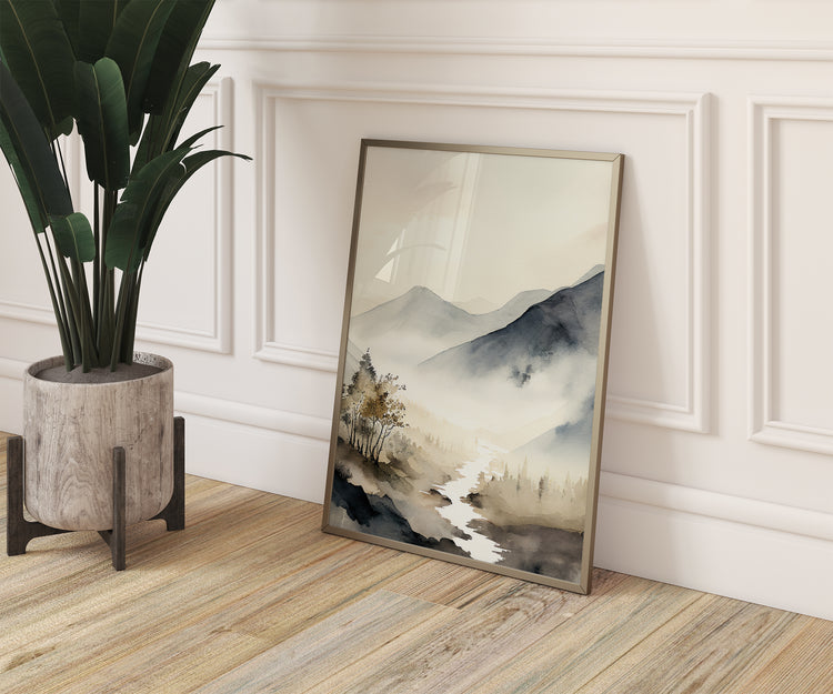 Beige Mountains Set of 3 Prints