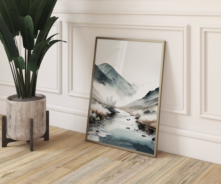 Grey Landscape Set of 3 Prints