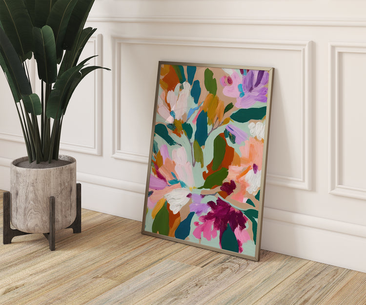 Bright Floral Set of 3 Prints