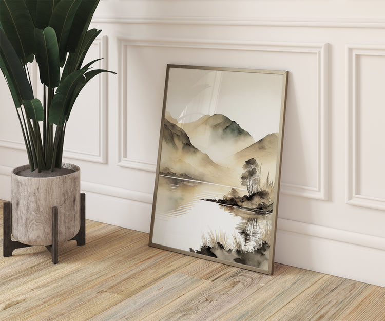 Beige Mountains Set of 3 Prints
