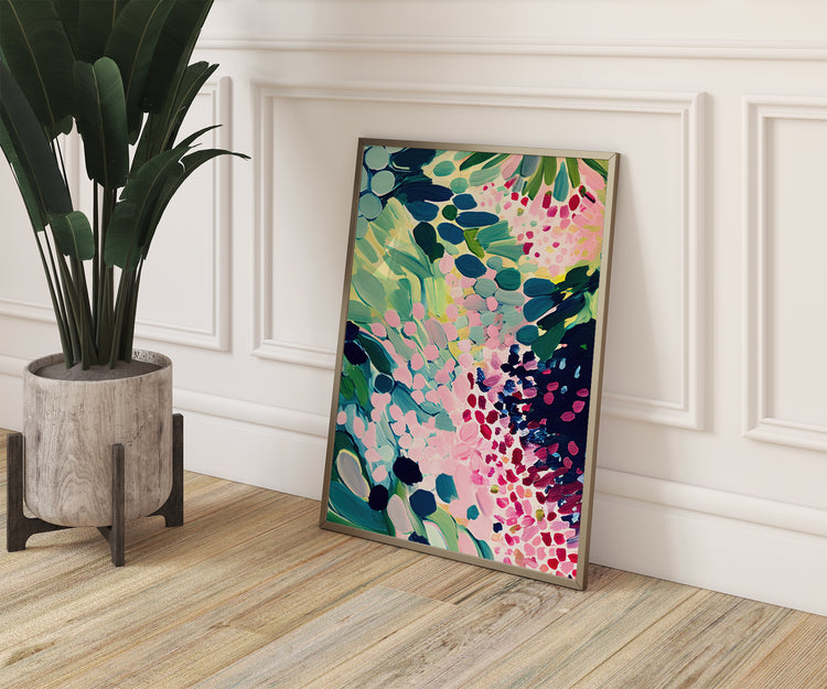 Vibrant Floral Set of 3 Prints