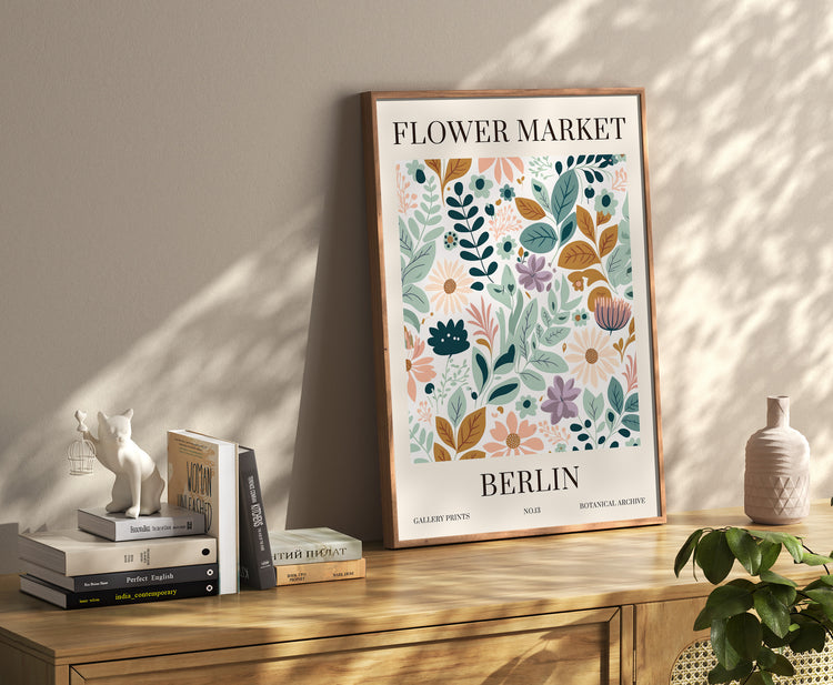 Berlin Flower Market Print