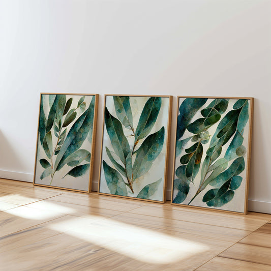 Leaves Set of 3 Prints