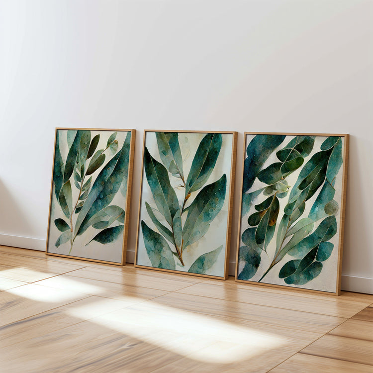 Leaves Set of 3 Prints