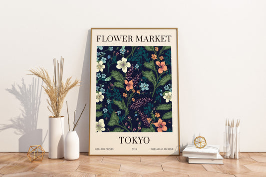 Tokyo Flower Market Print