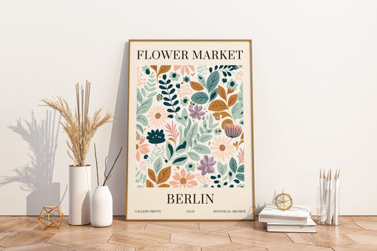 Berlin Flower Market Print