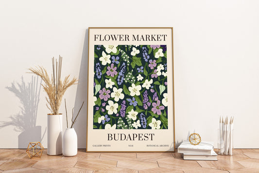 Budapest Flower Market Print