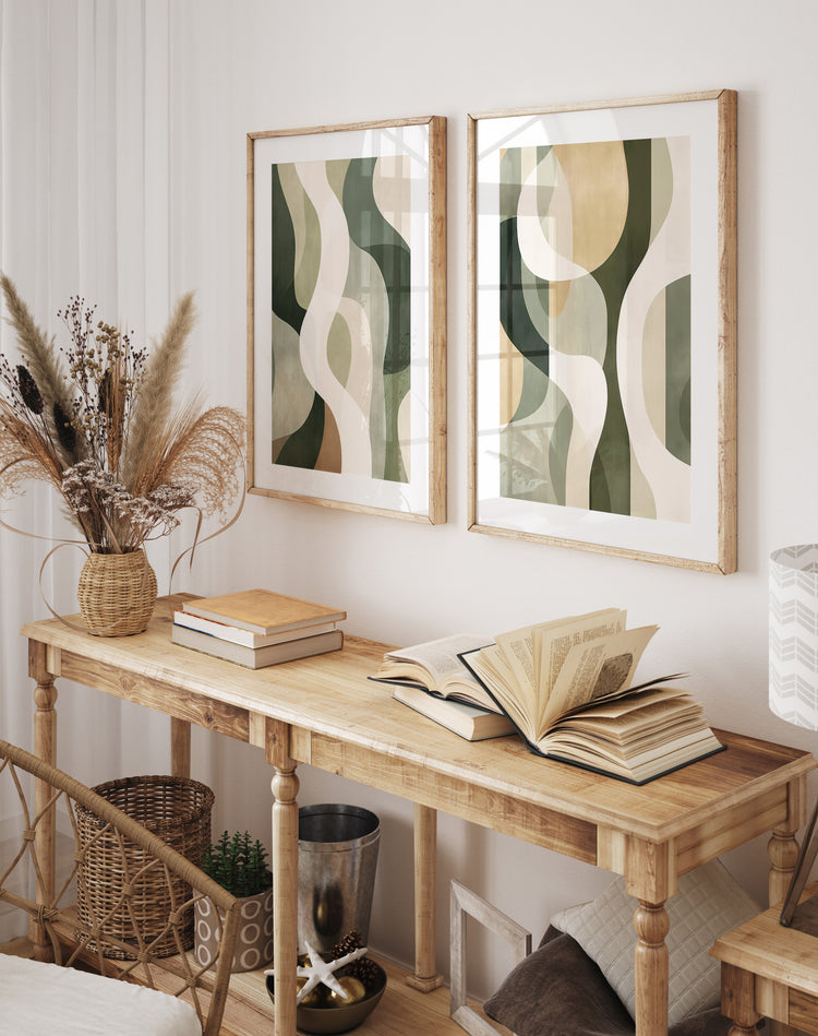 Sage Green Set of 2 Prints