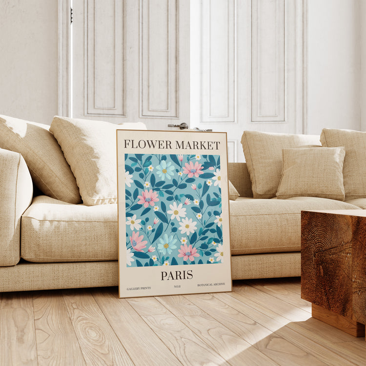 Paris Flower Market Print