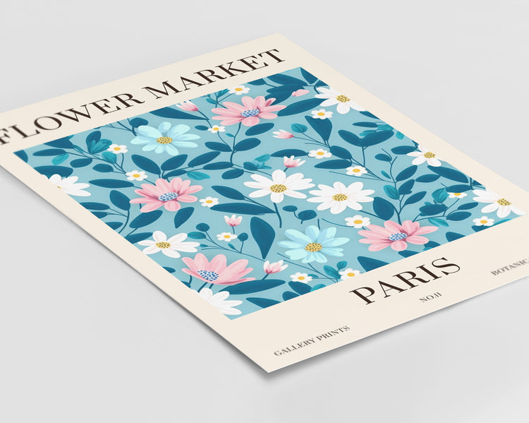 Paris Flower Market Print