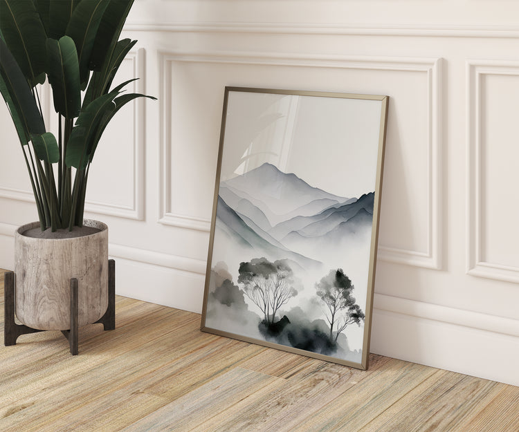 Grey Landscape Set of 3 Prints