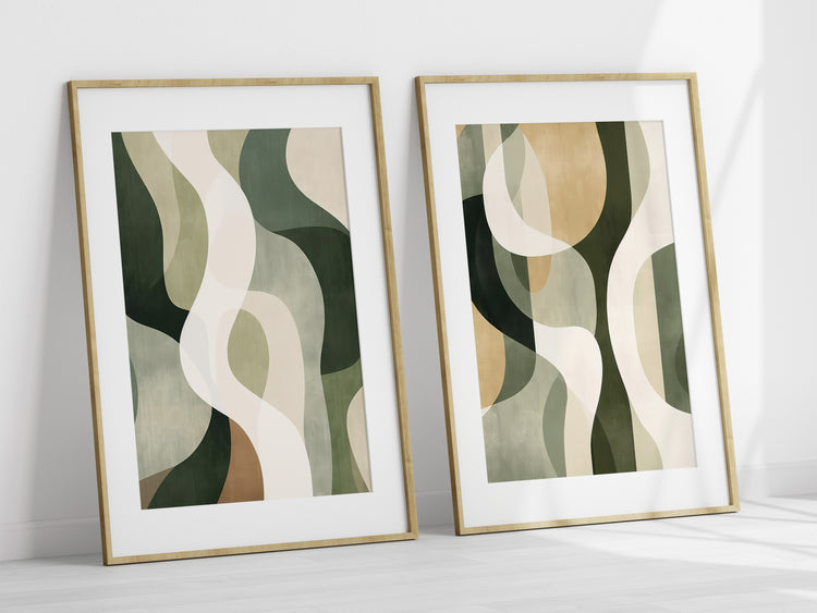 Sage Green Set of 2 Prints